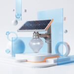 وحدة إنارة بالطاقة الشمسية 30 واط | Solar LED Light 30W